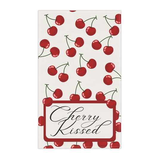 Cherry Kissed Tea Towel – Add Sweet Charm to Your Kitchen