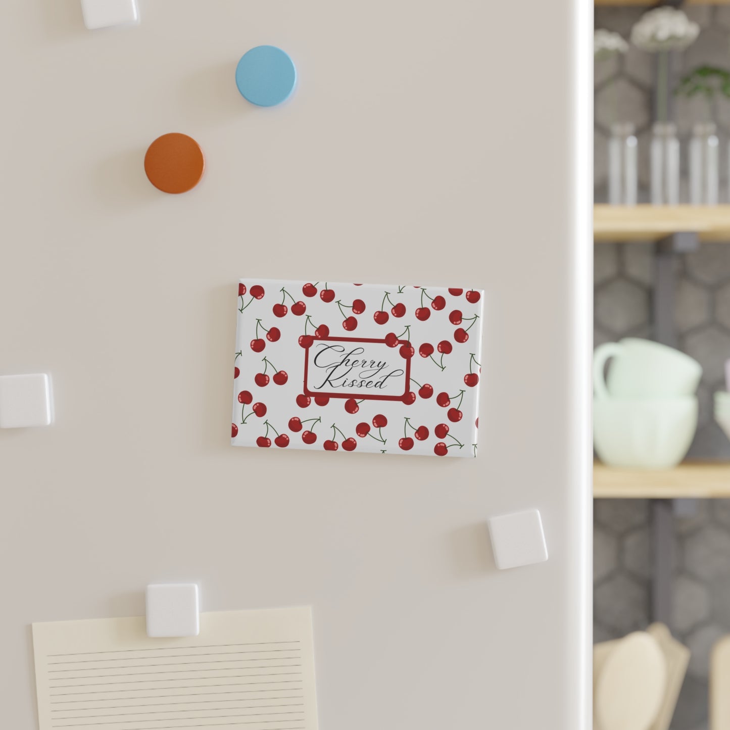 Cherry Kissed Magnet – Add Sweetness to Your Fridge!