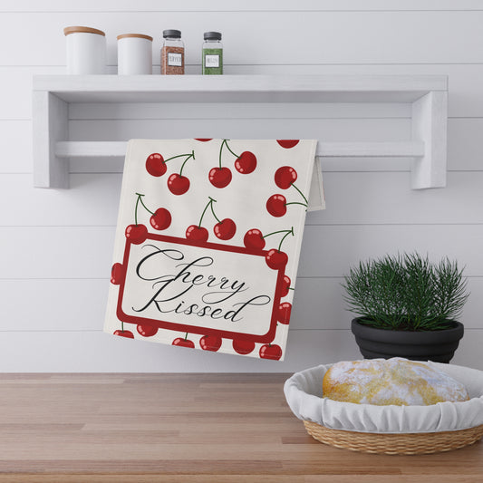 Cherry Kissed Tea Towel – Add Sweet Charm to Your Kitchen